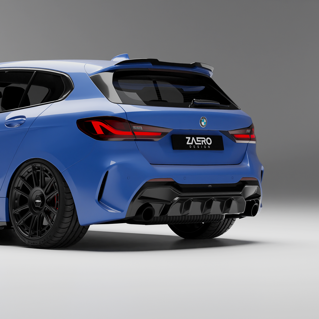Zaero Designs EVO-1 Diffuser for BMW 1 Series F40 (Pre-LCI)[Dual Exit] 2020-2023 - iilumolab