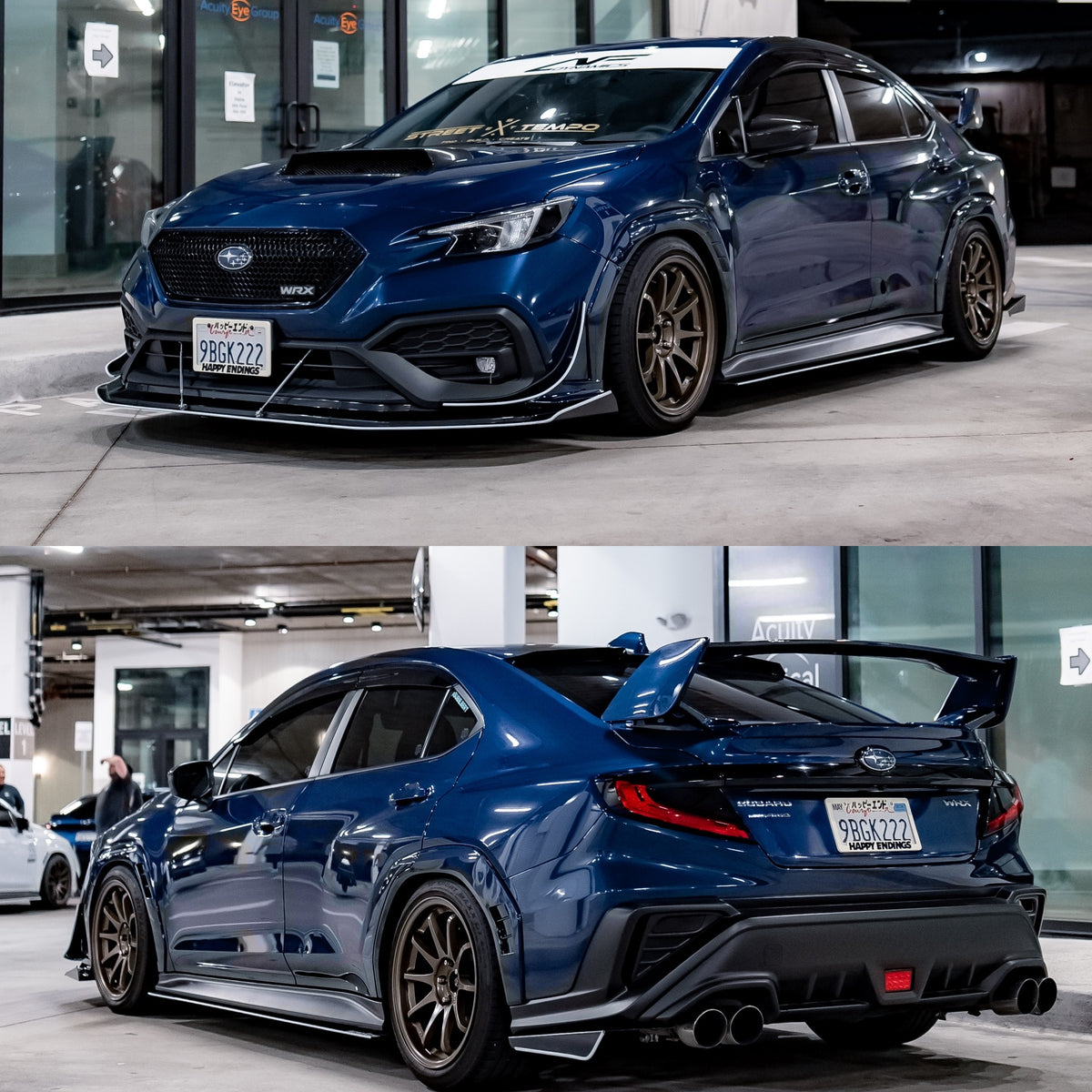 Aeroflow Dynamics S-Spec Paint Matched Fender Flares (+10mm) For Subaru WRX VB 2022-2025 [Paint Matched]