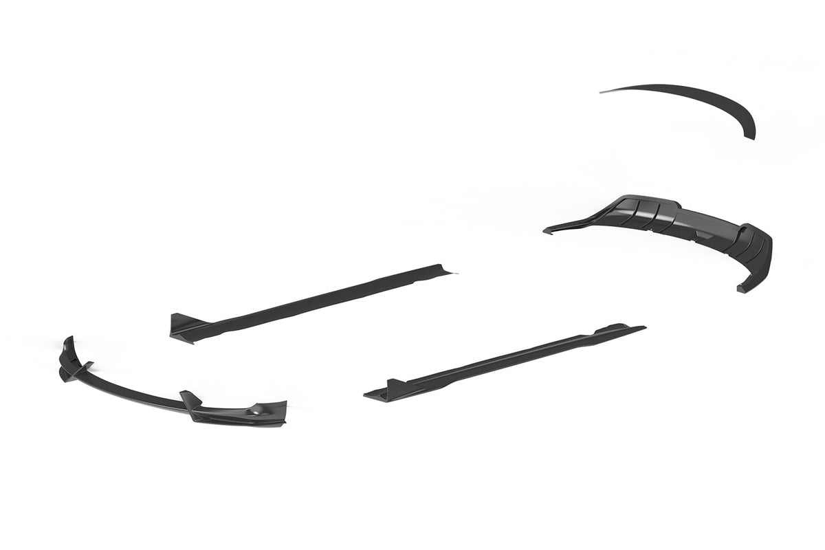 Tesla Model 3 Dry Carbon Fiber Side Skirts V1 2019-2023