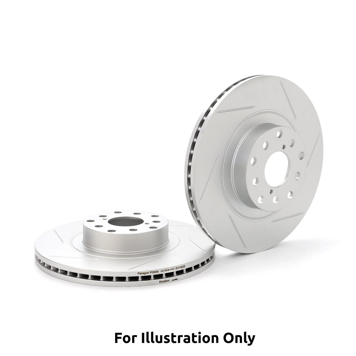 Paragon Performance Front Brake Rotors for Mitsubishi Evo 4 / Lancer Ralliart / Legnum VR4 / Galant VR4 - Sold as Pair