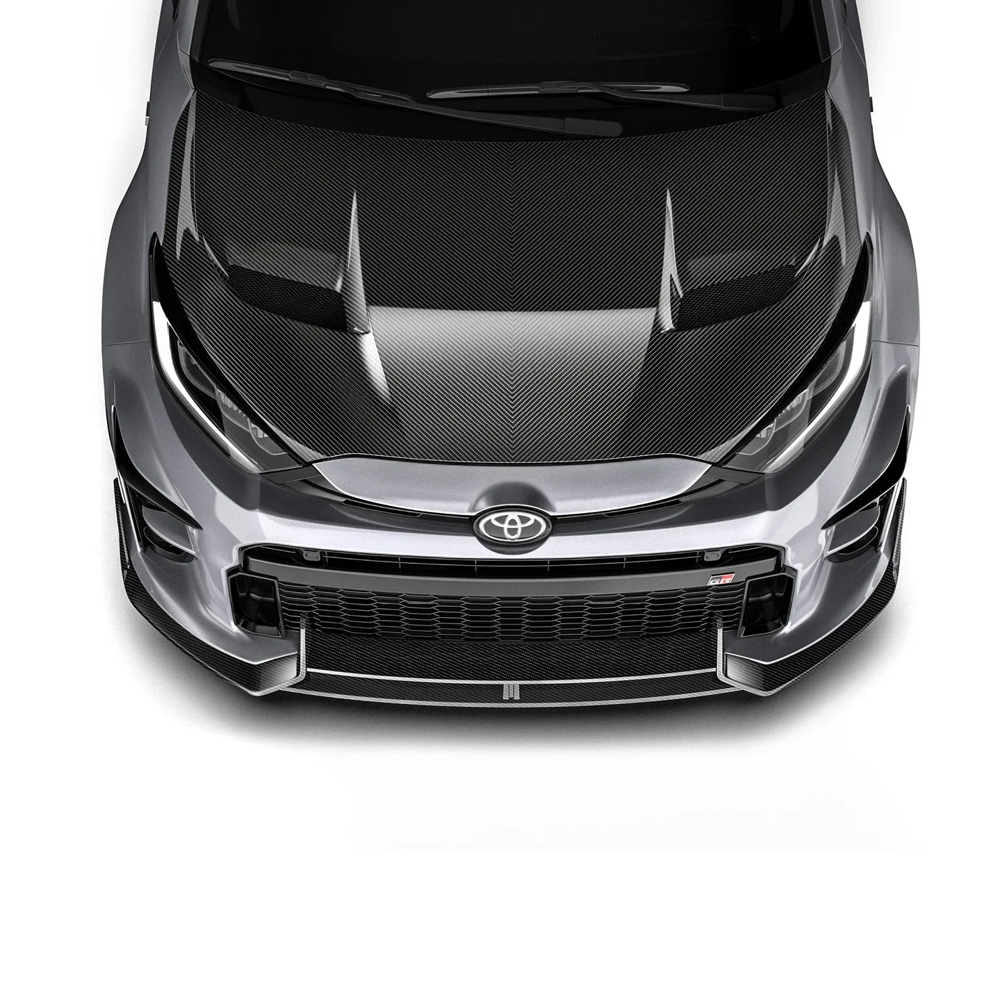 Carbon Fiber Front Lip for Toyota GR Yaris 2020-2024