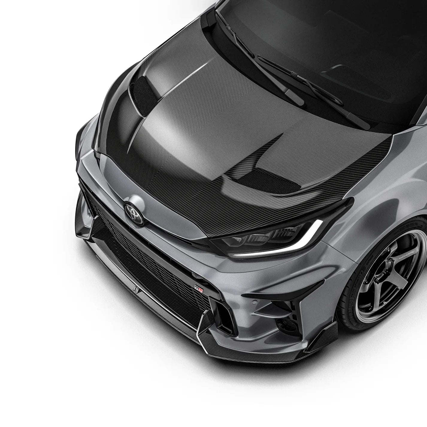 Carbon Fiber Front Lip for Toyota GR Yaris 2020-2024
