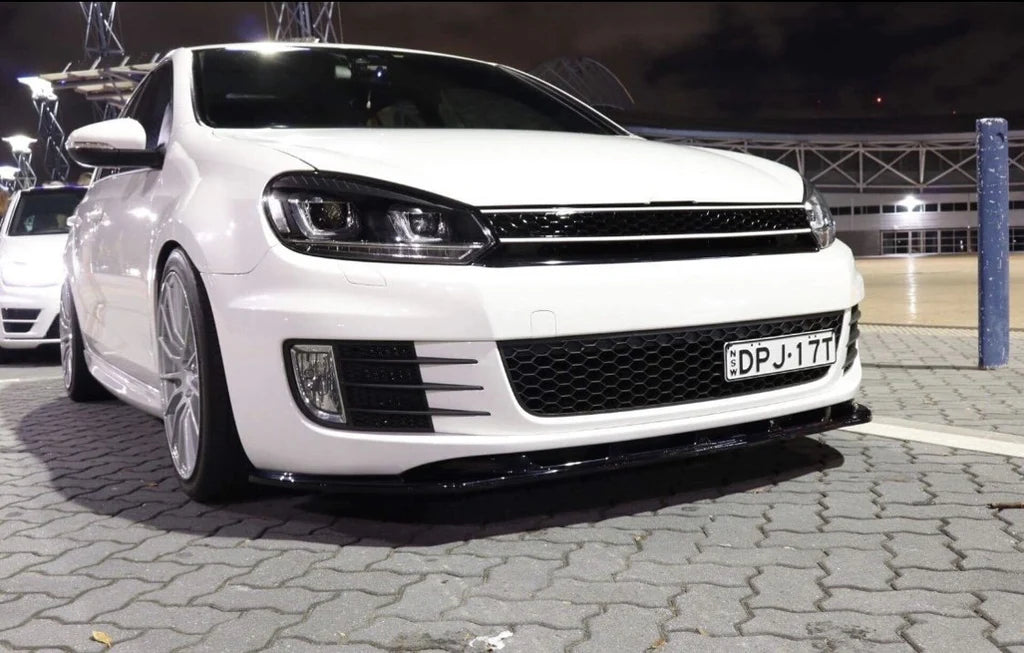 Maxton Designs Front Splitter Ver.1 VW Golf Mk6 GTI Front Lip