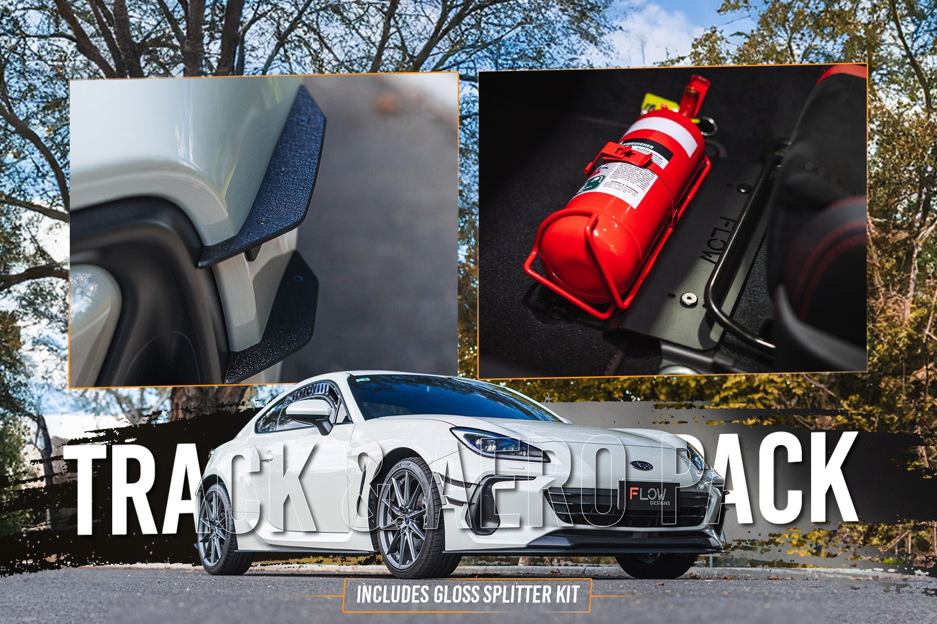 ZD8 BRZ Full Lip Splitter Set (GLOSS BLACK) - iilumolab