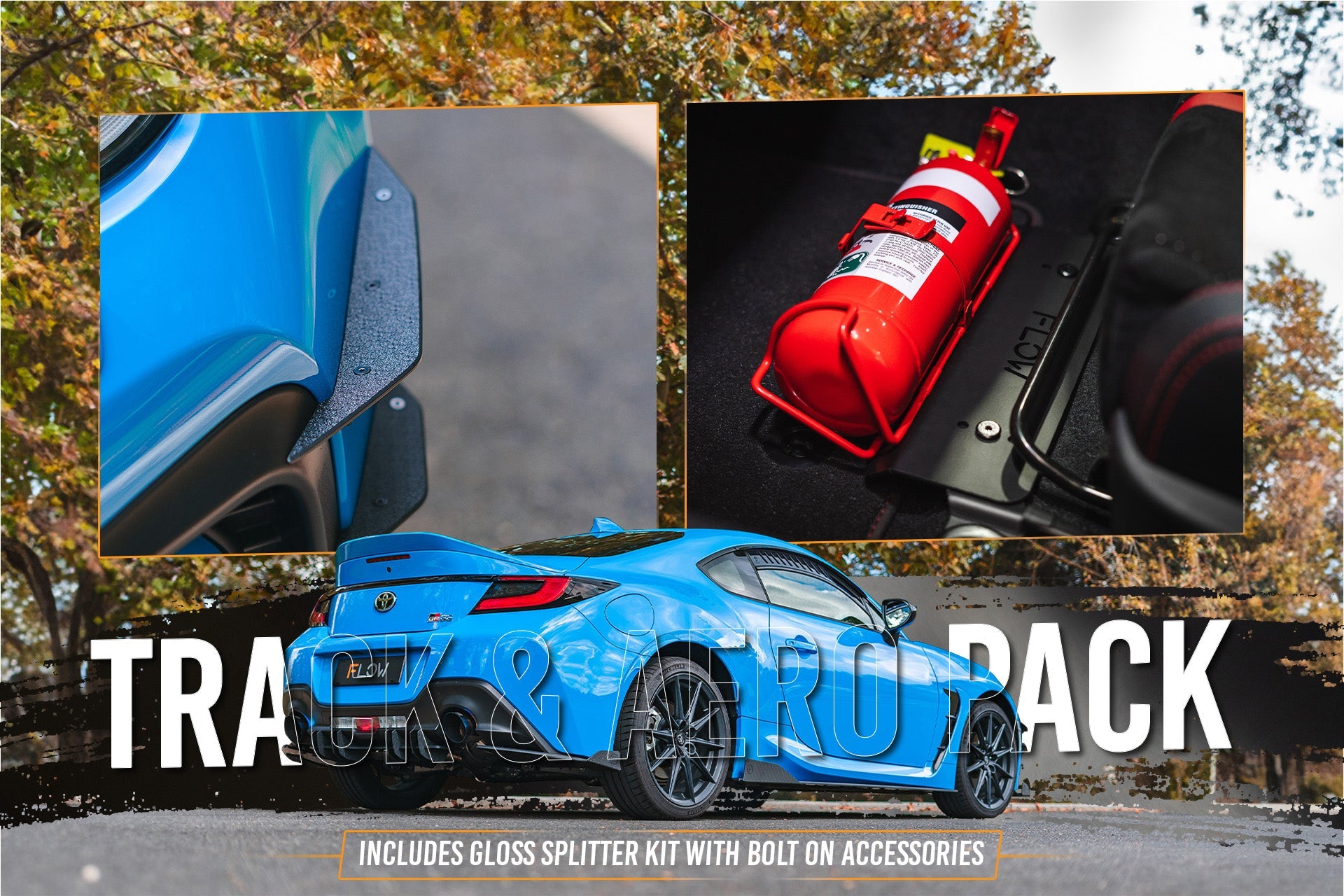 ZN8 GR86 Full Lip Splitter Set (GLOSS BLACK) - iilumolab