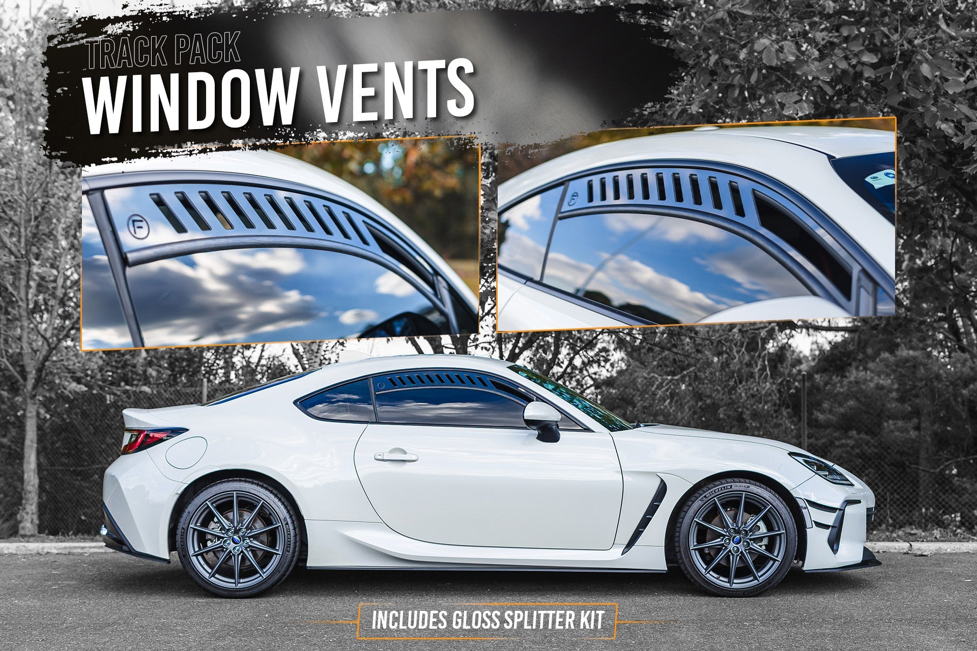 ZD8 BRZ Full Lip Splitter Set (GLOSS BLACK) - iilumolab