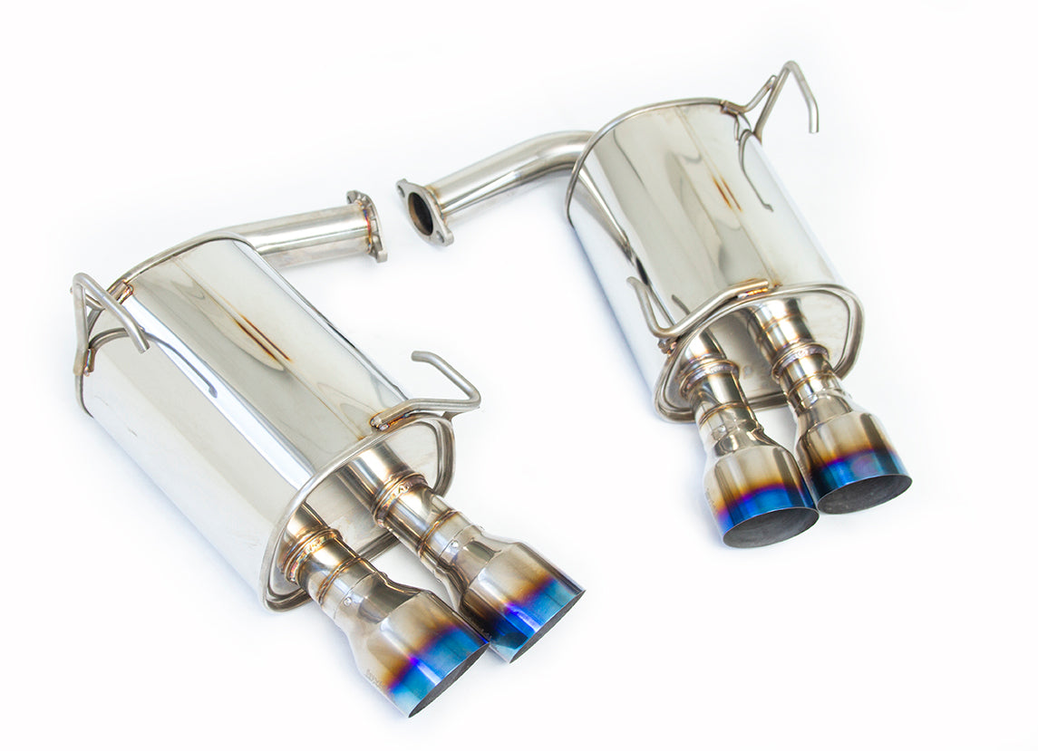 Invidia Q300 Cat Back Exhaust w/Ti Straight Cut Tips - Subaru WRX/STI 11-21