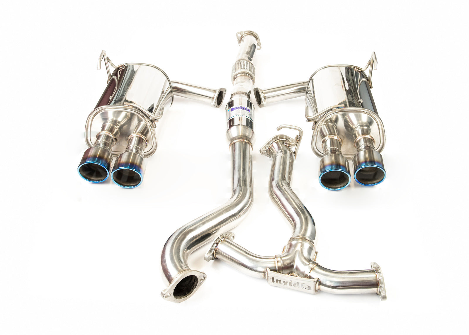 Invidia Q300 Cat Back Exhaust w/Ti Rolled Tips - Subaru WRX/STI 11-21