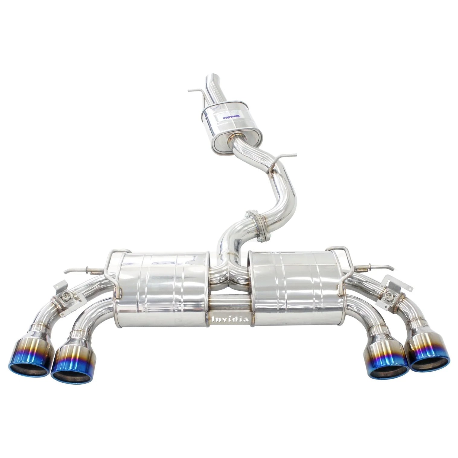 Invidia R400 Valved Cat Back Exhaust w/Round Tips for VW Golf R MK7.5