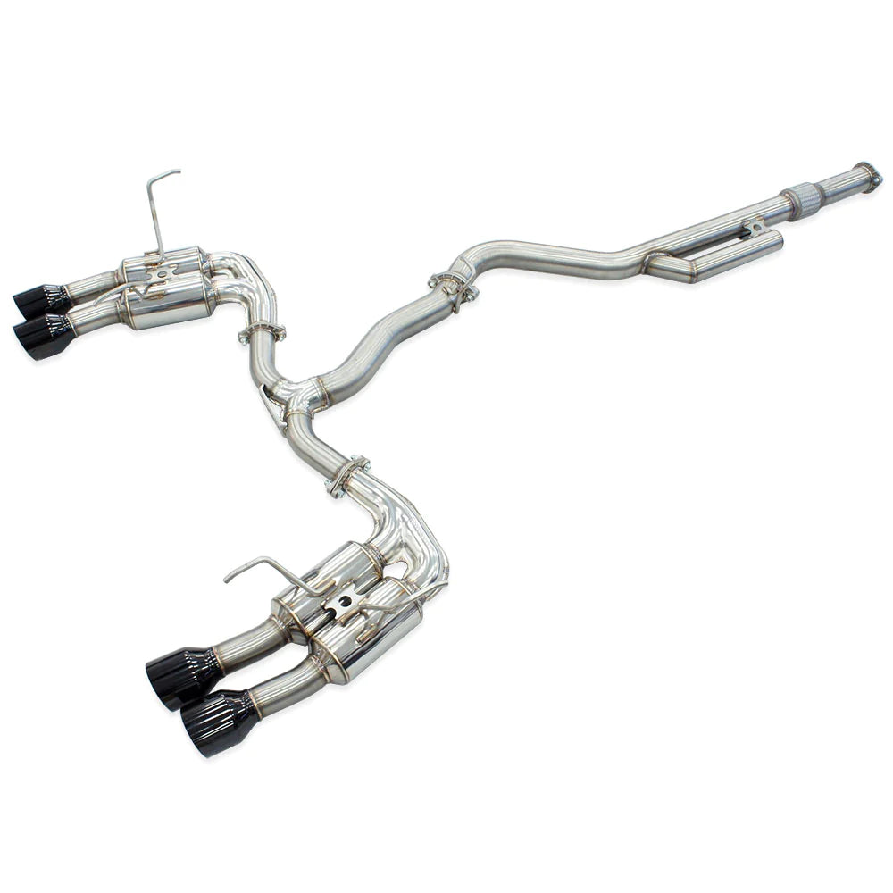 Invidia R400 "Signature Edition" Cat Back Exhaust w/Black Tips - Subaru WRX VB 22+ (Sedan)