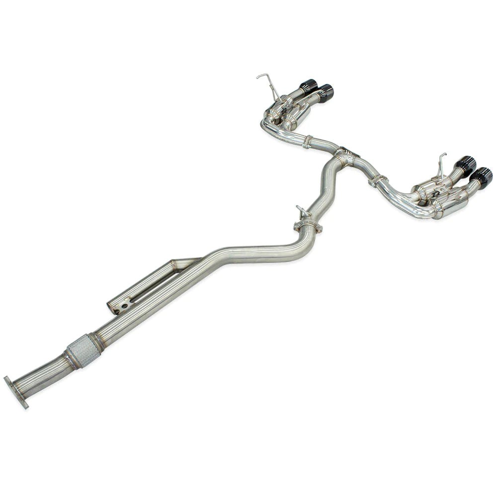 Invidia R400 "Signature Edition" Cat Back Exhaust w/Black Tips - Subaru WRX VB 22+ (Sedan)