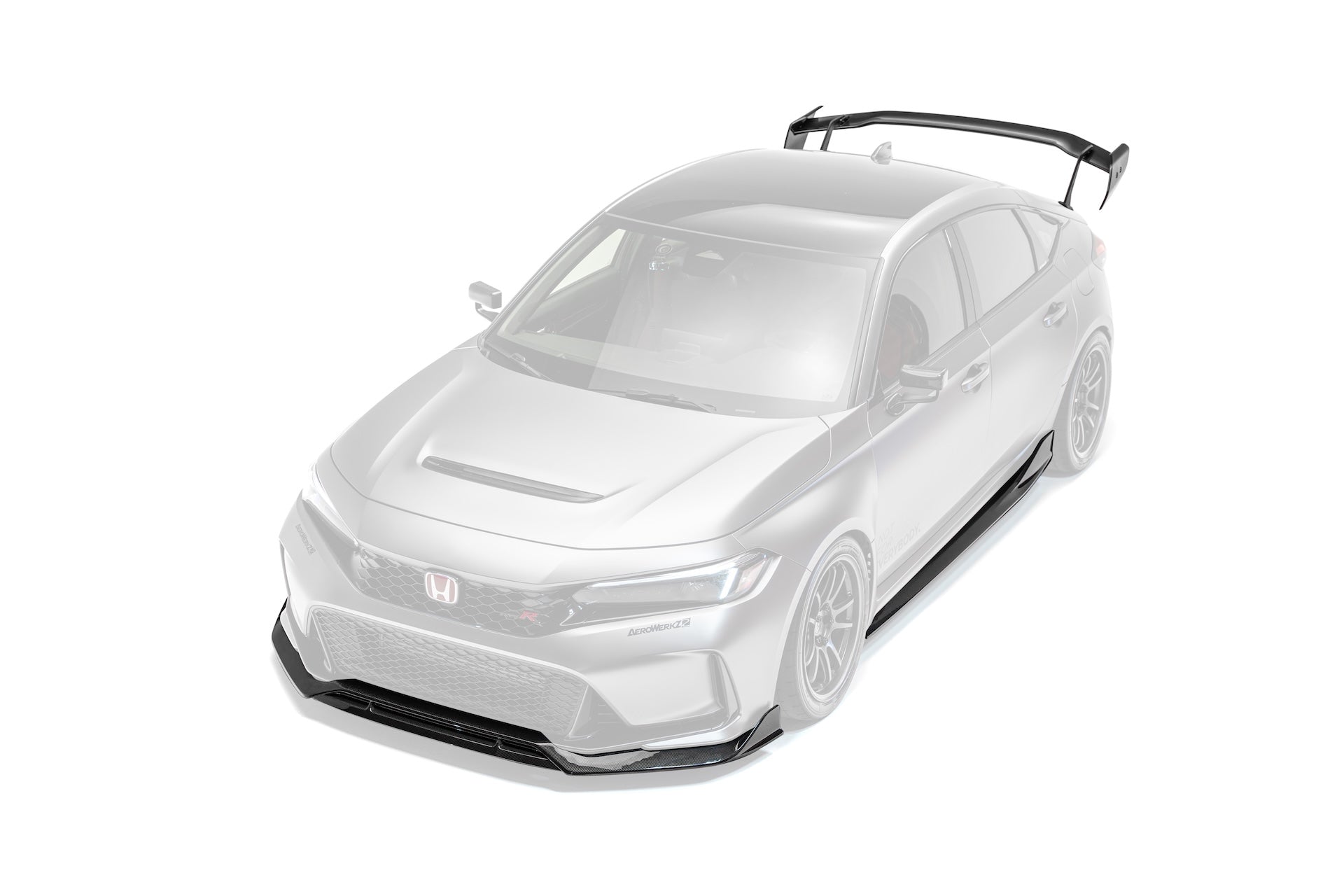 Carbon Fiber Full Lip Kit Bundle for Honda Civic FL5 2022+