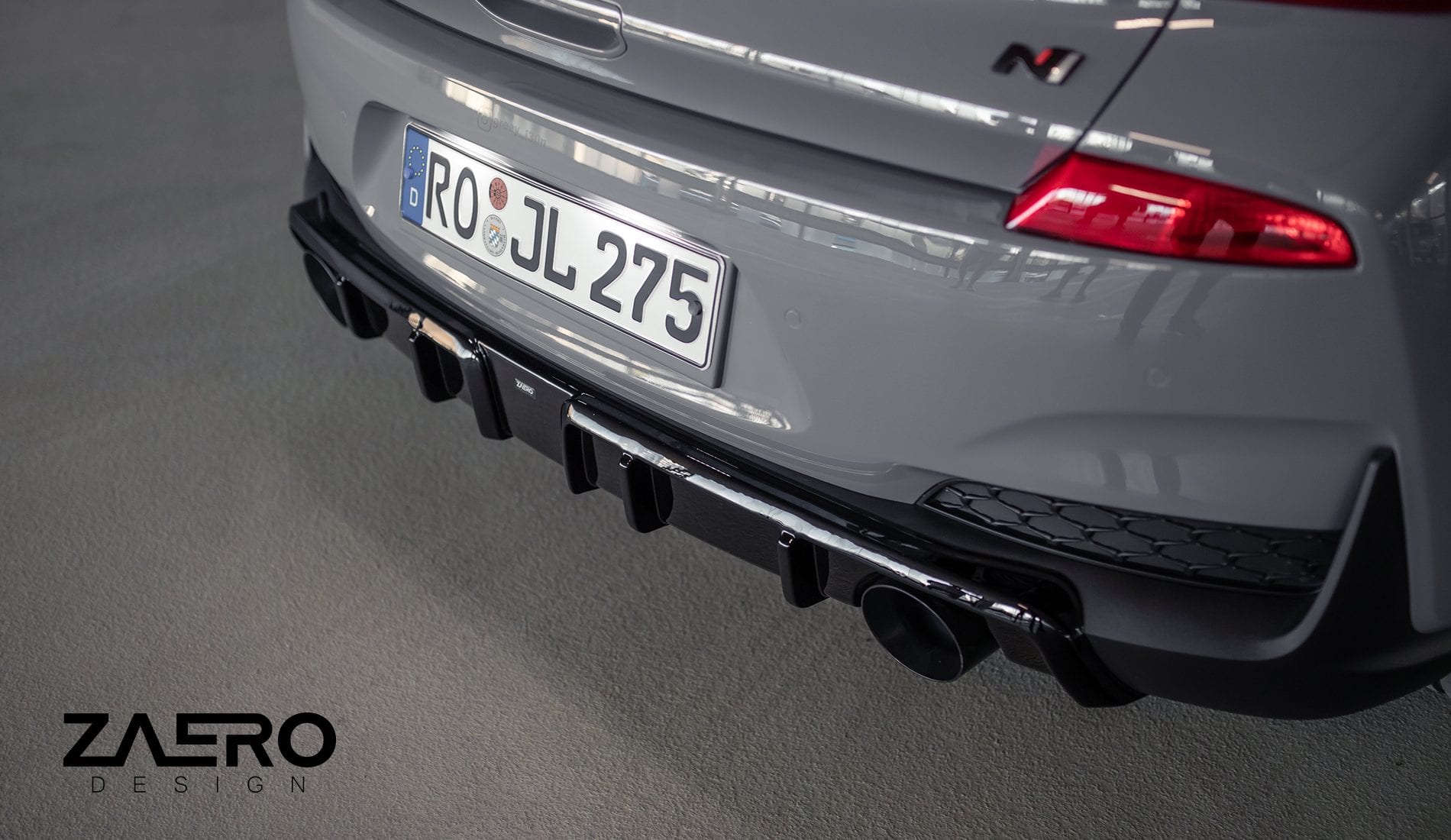 Zaero Designs EVO-1 Rear Diffuser for Hyundai i30N Hatch 2018-2020