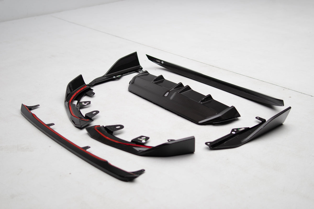 M Performance Style Pre Pregged Dry Carbon Fiber Full Kit for BMW 2 Series Coupe G42 2021+
