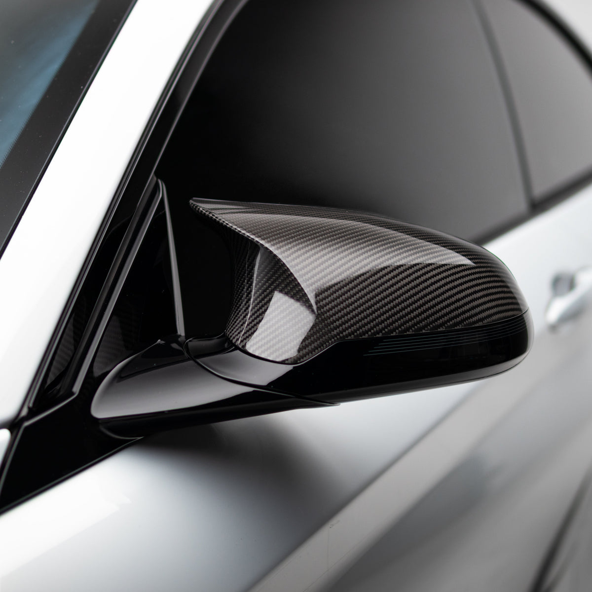 M-Performance Style Pre Pregged Dry Carbon Fiber Mirrors Caps for BMW M2 Comp F87 / M3 F80 / M4 F82 F83