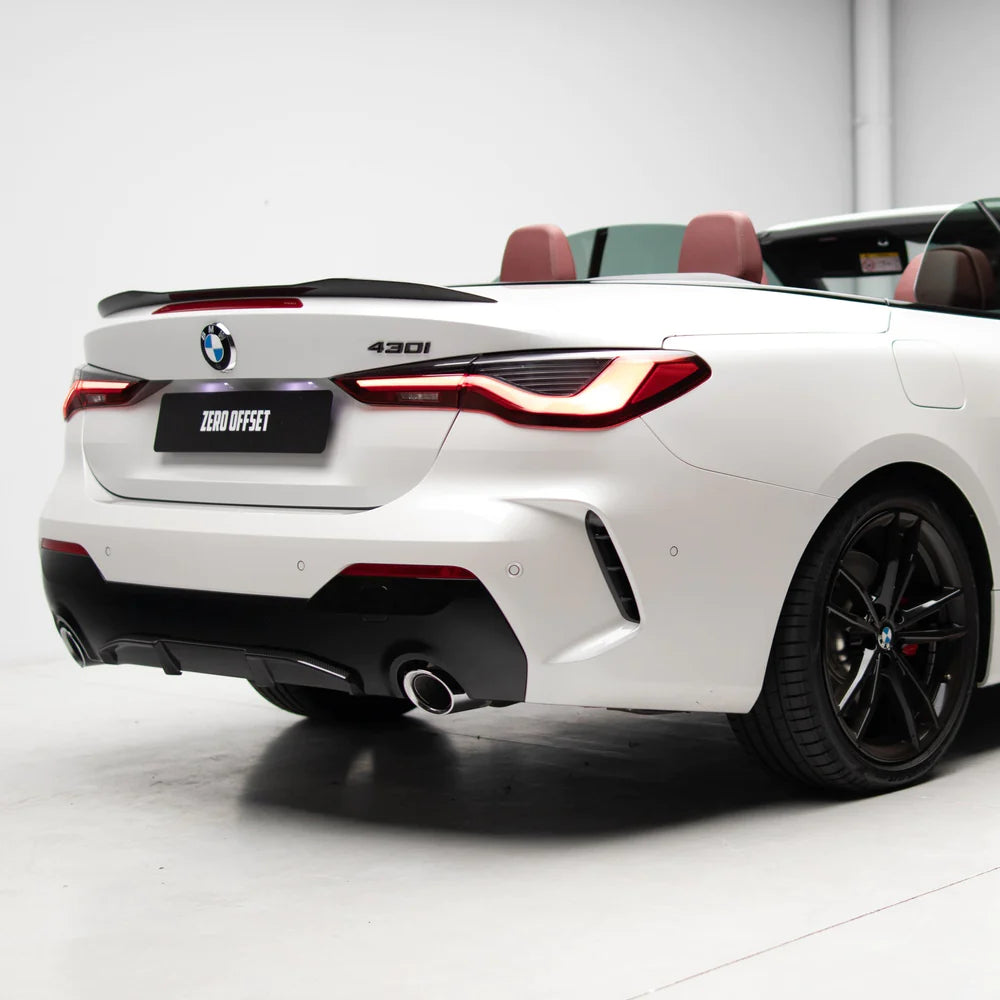 M Performance Spoiler Style Pre Pregged Dry Carbon For BMW 4 Series G23 / M4 G83 Convertible 20+