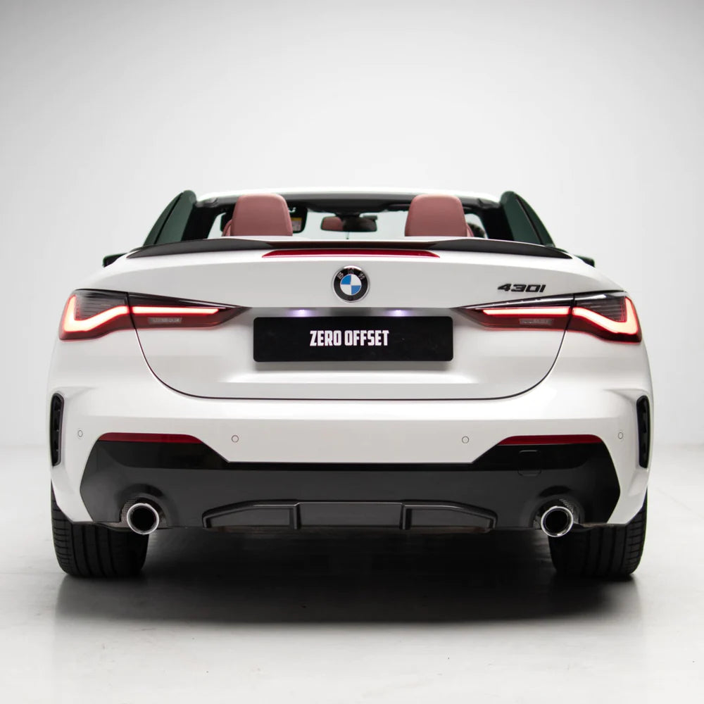 M Performance Spoiler Style Pre Pregged Dry Carbon For BMW 4 Series G23 / M4 G83 Convertible 20+