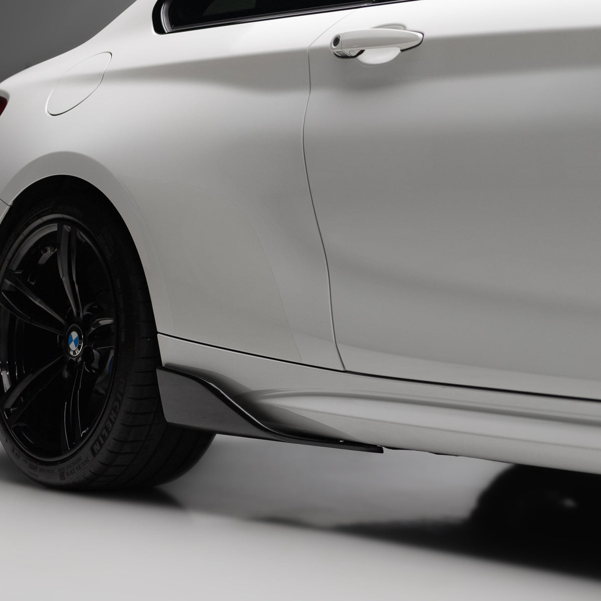 M Performance Style Side Skirt / Winglet Pre-Pregged Dry Carbon Fiber for BMW M2 F87 16-21