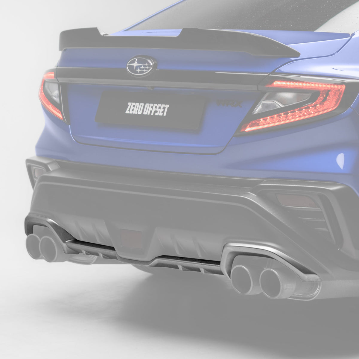 STI V2 Style Rear Diffuser for Subaru WRX VB Sedan 2022+