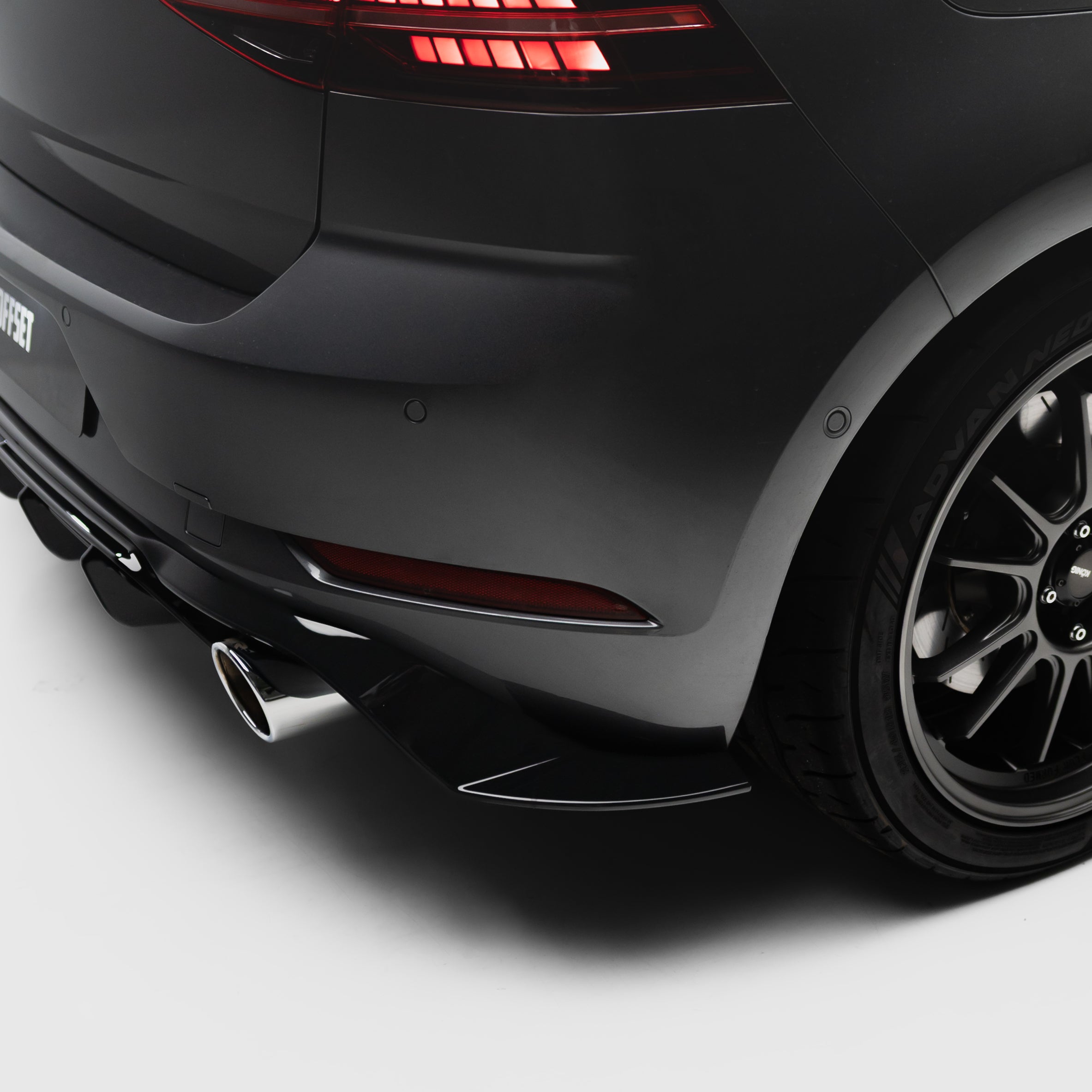 Zaero Designs EVO-1 Rear Diffuser for Volkswagen Golf GTI MK7.5 2018-2021 - iilumolab