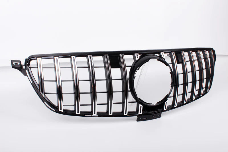 AMG Panamericana Style Grille for Mercedes GLE Class W166 Wagon C292 Coupe 15-19 - Silver