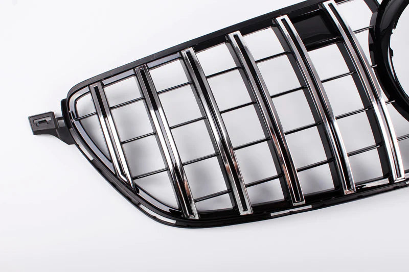 AMG Panamericana Style Grille for Mercedes GLE Class W166 Wagon C292 Coupe 15-19 - Silver
