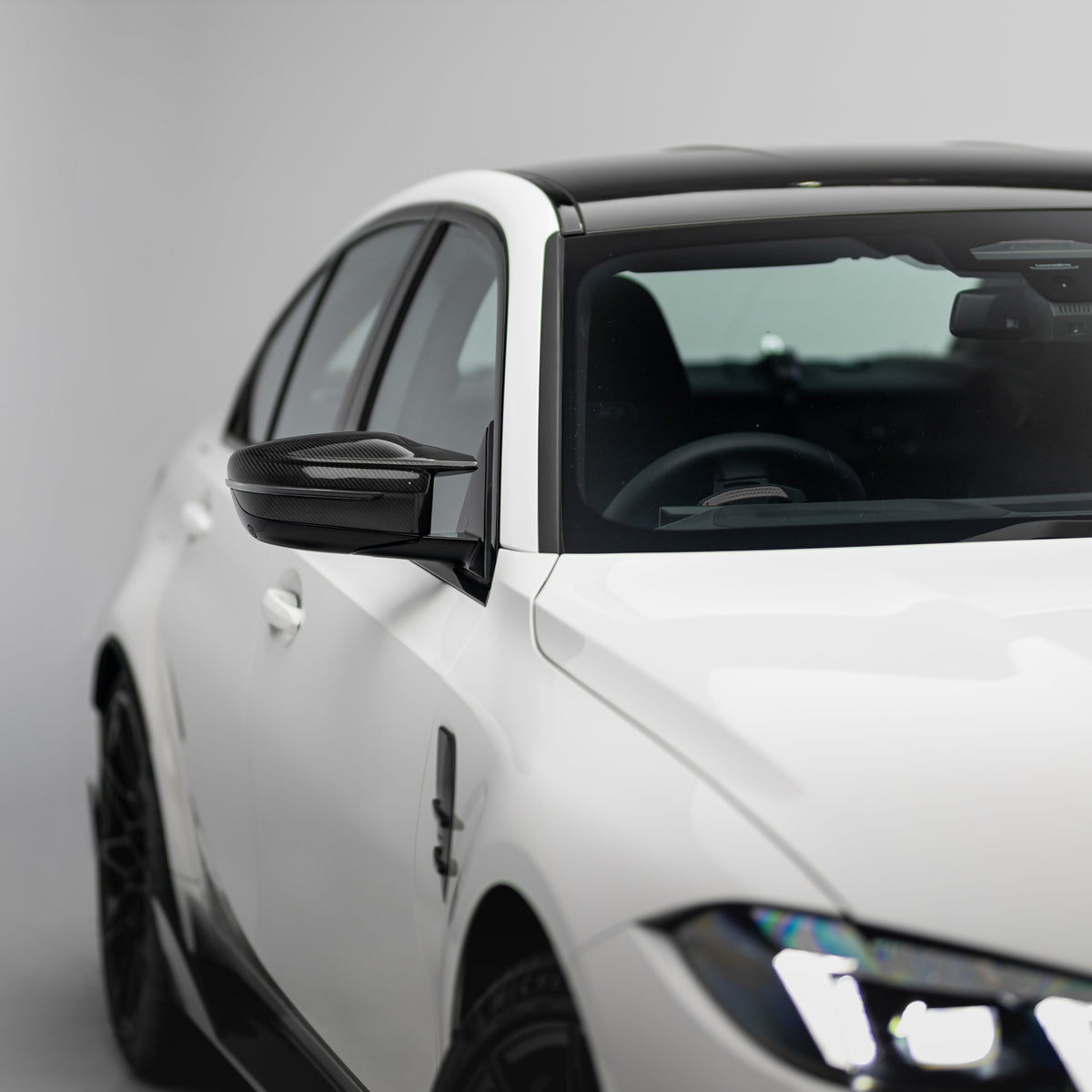 M-Performance Style Pre Pregged Dry Carbon Fiber Mirror Caps for BMW M240i G42 / M340i LCI /M2 G87 / M3 G80 G81 / M4 G82 G83 2020+