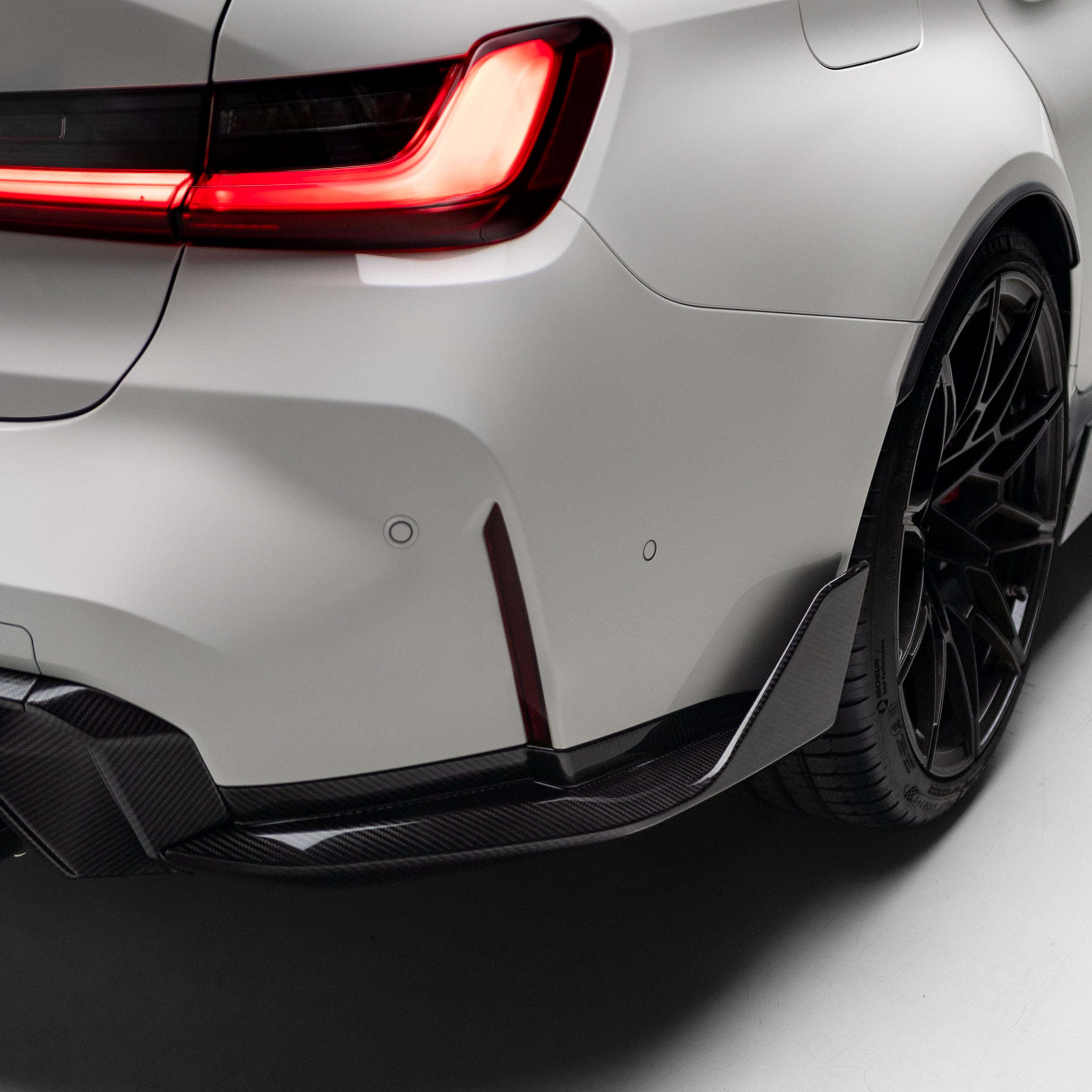 M Performance Style Pre Pregged Dry Carbon Rear Winglets for BMW M3 G80 G81 2020+