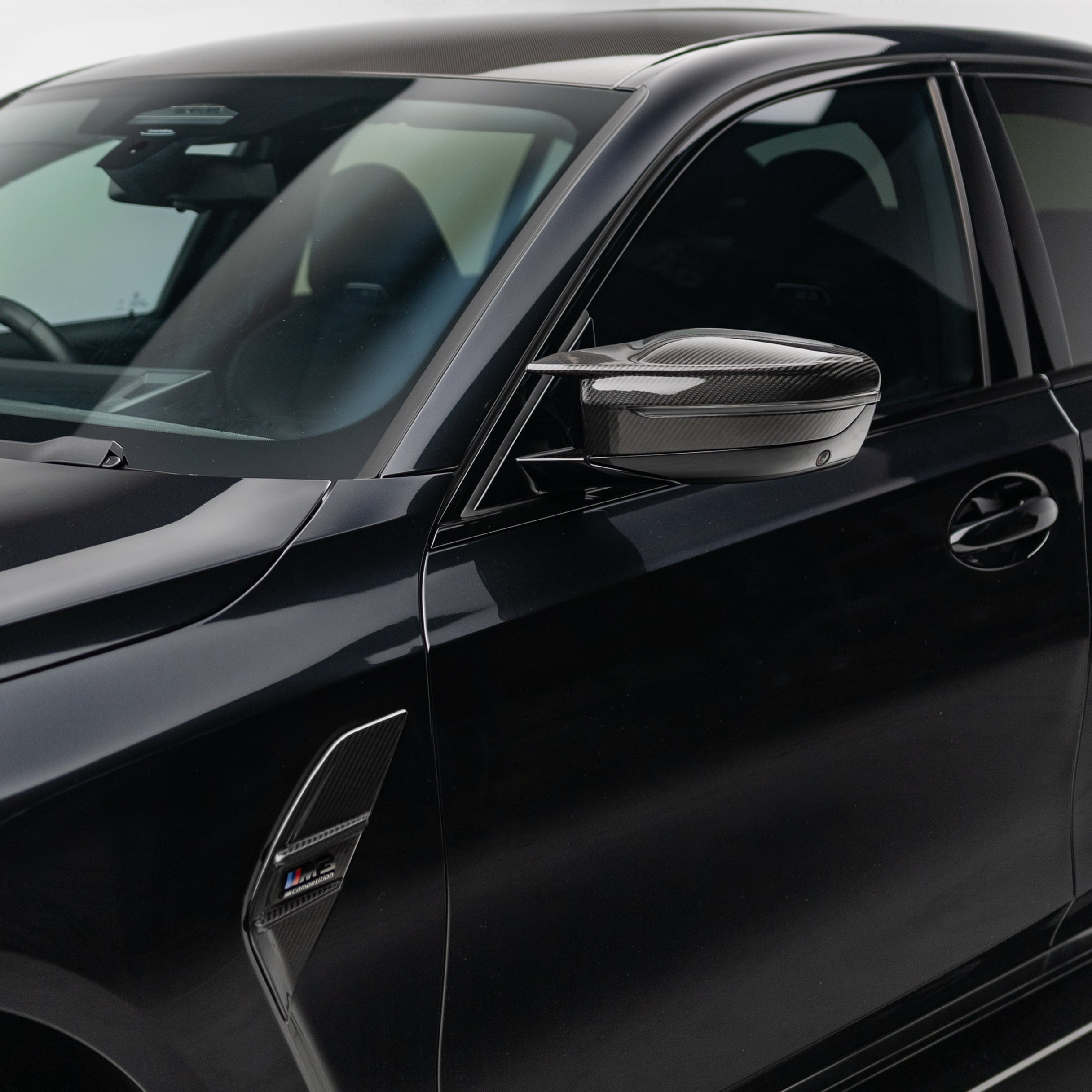 M-Performance Style Pre Pregged Dry Carbon Fiber Mirror Caps for BMW M240i G42 / M340i LCI /M2 G87 / M3 G80 G81 / M4 G82 G83 2020+