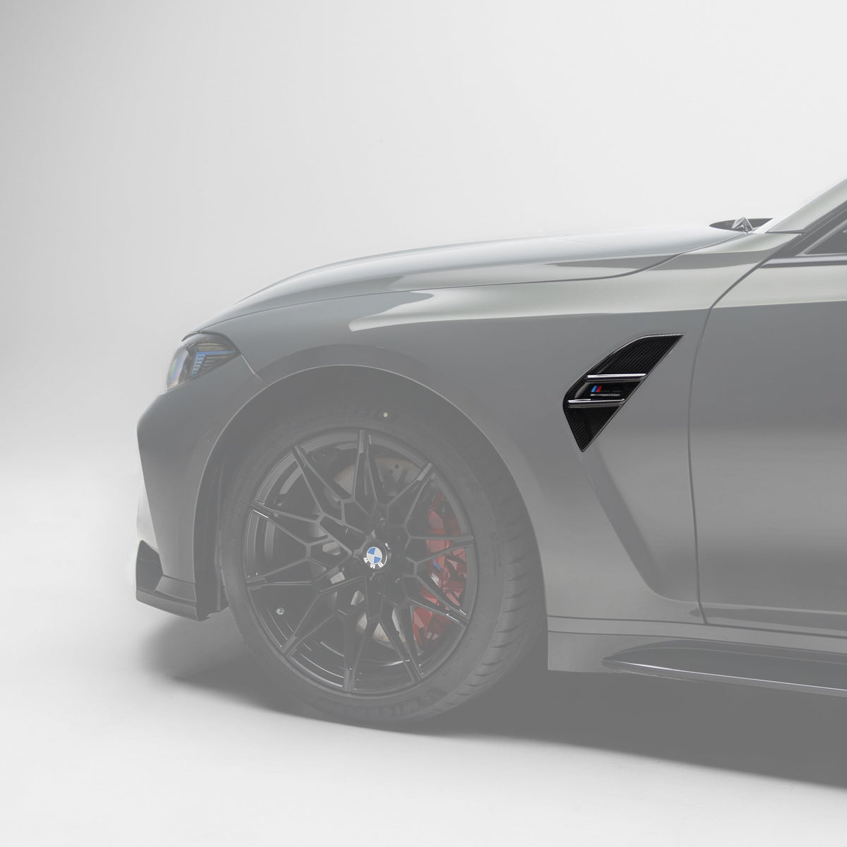 M Performance Style Pre Pregged Dry Carbon Fender Vent Cover for BMW M3 G80 G81 2020+