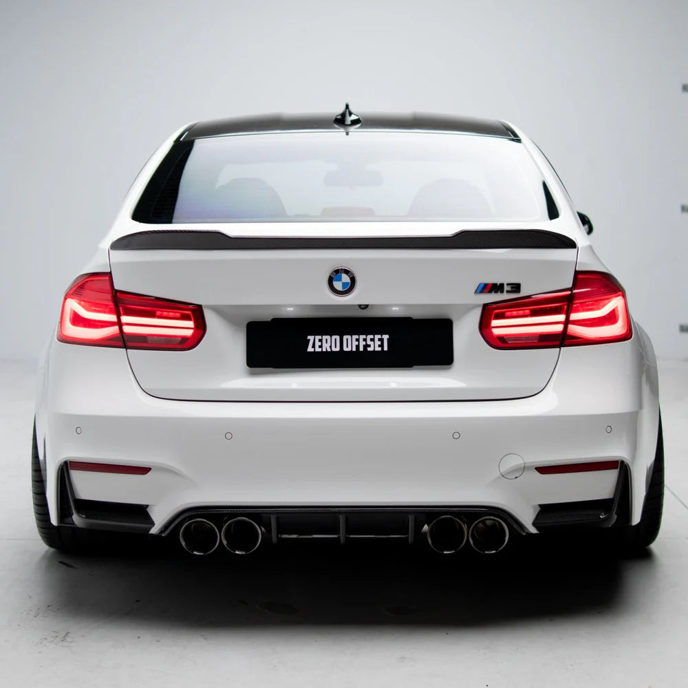 CS Style Pre Pregged Dry Carbon Fiber Spoiler for BMW 3 Series F30 13-18 / M3 13-20 F80