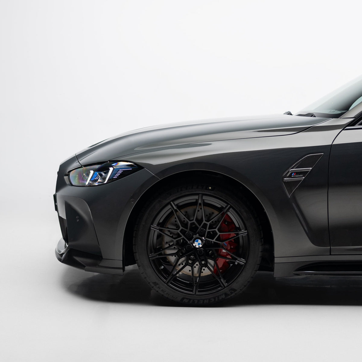 M Performance Style Pre Pregged Dry Carbon Fender Vent Cover for BMW M3 G80 G81 2020+