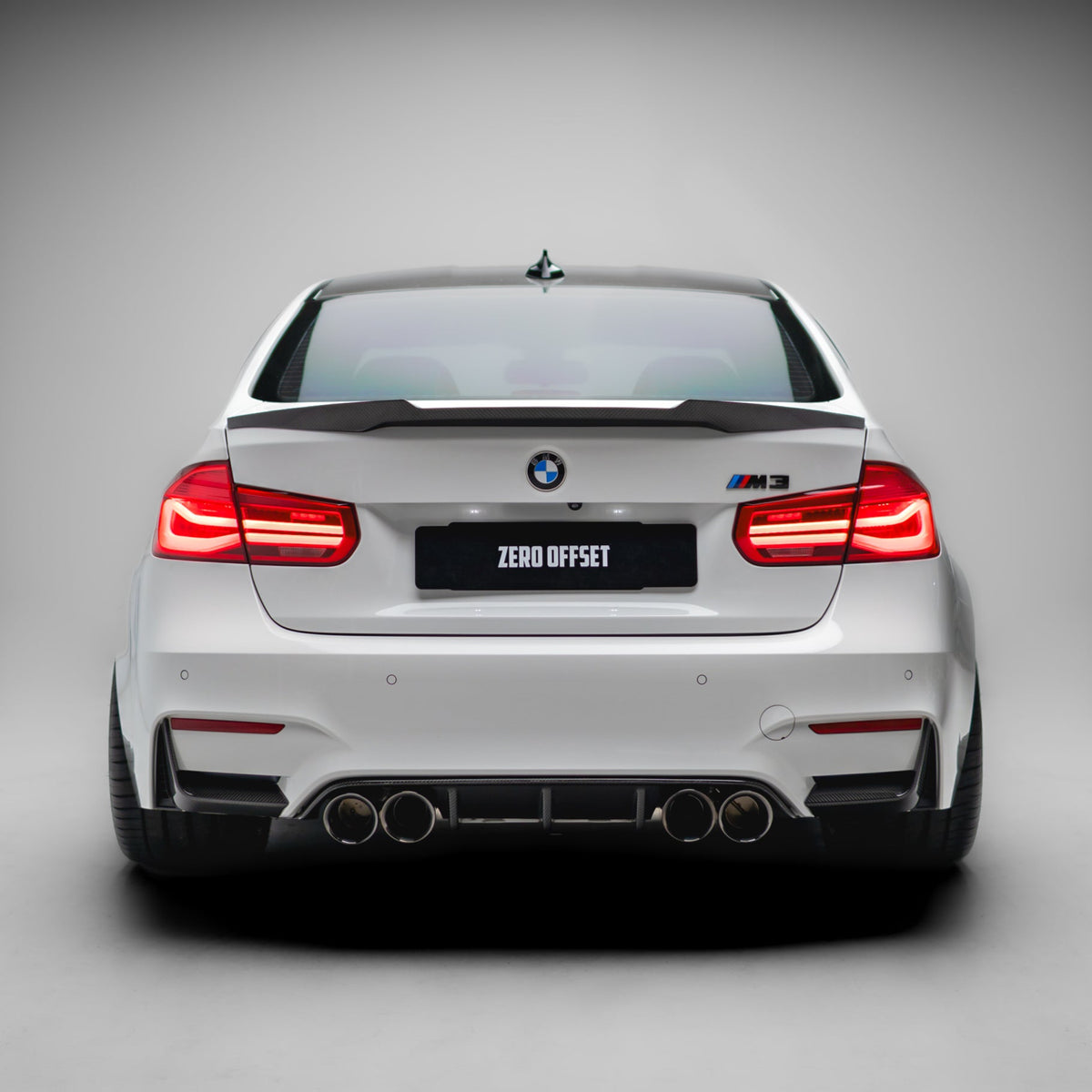 MP Style Rear Bumper Splitters Pre Pregged Dry Carbon for BMW M3 F80 / M4 F82/F83 2014-2020