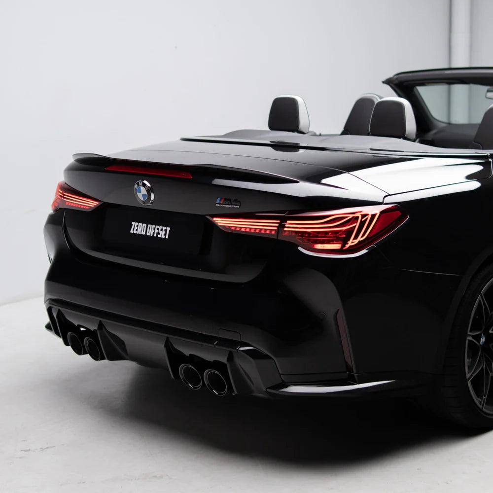M Performance Spoiler Style Pre Pregged Dry Carbon For BMW 4 Series G23 / M4 G83 Convertible 20+