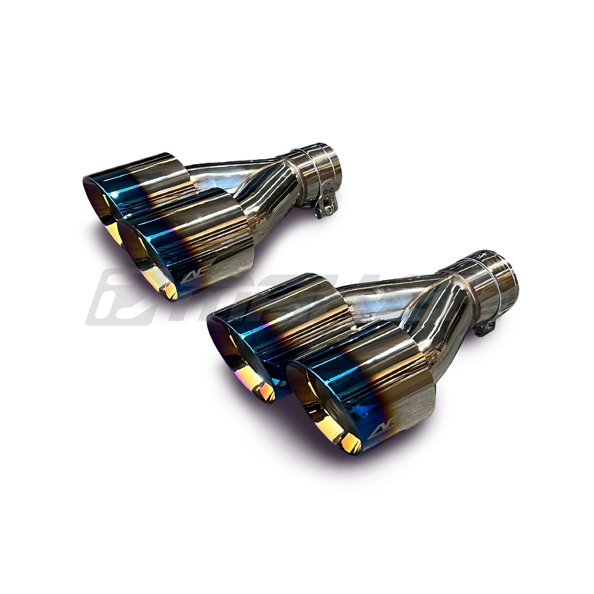 Aeroflow Dynamics Stainless Steel Double Wald 4" Axle Back Exhaust For Subaru WRX VB 2022-2025