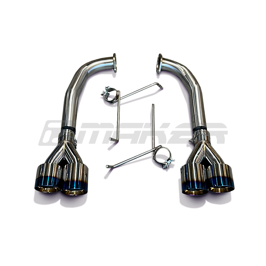 Aeroflow Dynamics Stainless Steel Double Wald 4" Axle Back Exhaust For Subaru WRX VB 2022-2025