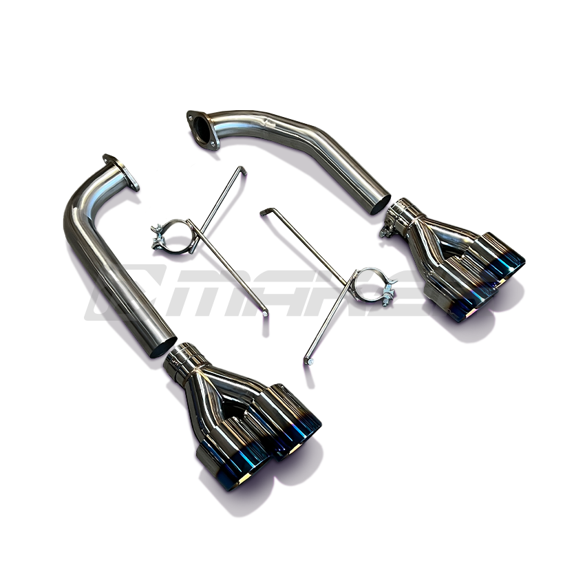 Aeroflow Dynamics Stainless Steel Double Wald 4" Axle Back Exhaust For Subaru WRX VB 2022-2025