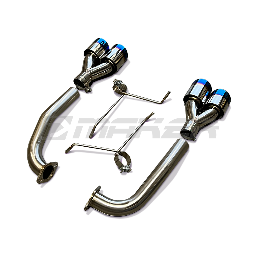 Aeroflow Dynamics Stainless Steel Double Wald 4" Axle Back Exhaust For Subaru WRX VB 2022-2025