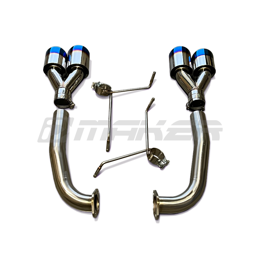 Aeroflow Dynamics Stainless Steel Double Wald 4" Axle Back Exhaust For Subaru WRX VB 2022-2025