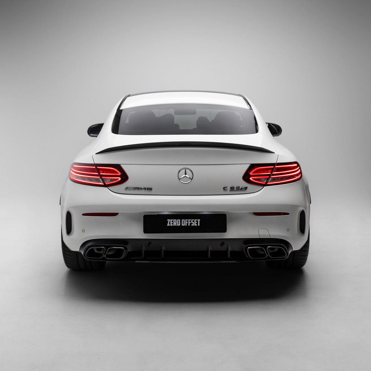 OEM Style Pre Pregged Dry Carbon Fiber Spoiler for Mercedes-Benz C Class C205 Coupe