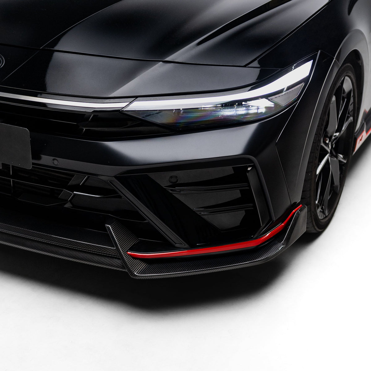 Carbon Fiber Front Lip for Hyundai i30N Sedan / Elantra N Facelift 2024+