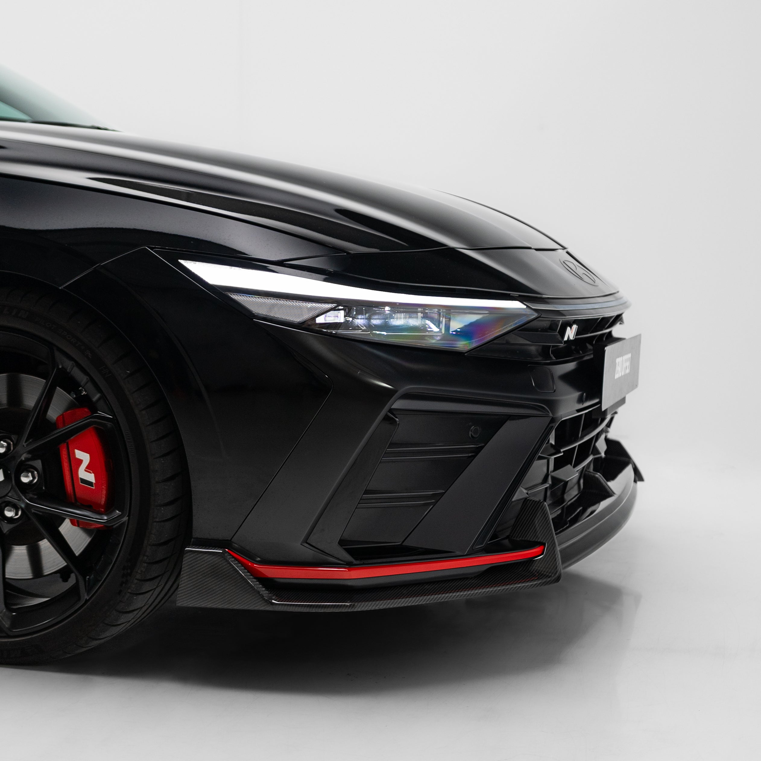 Carbon Fiber Front Lip for Hyundai i30N Sedan / Elantra N Facelift 2024+