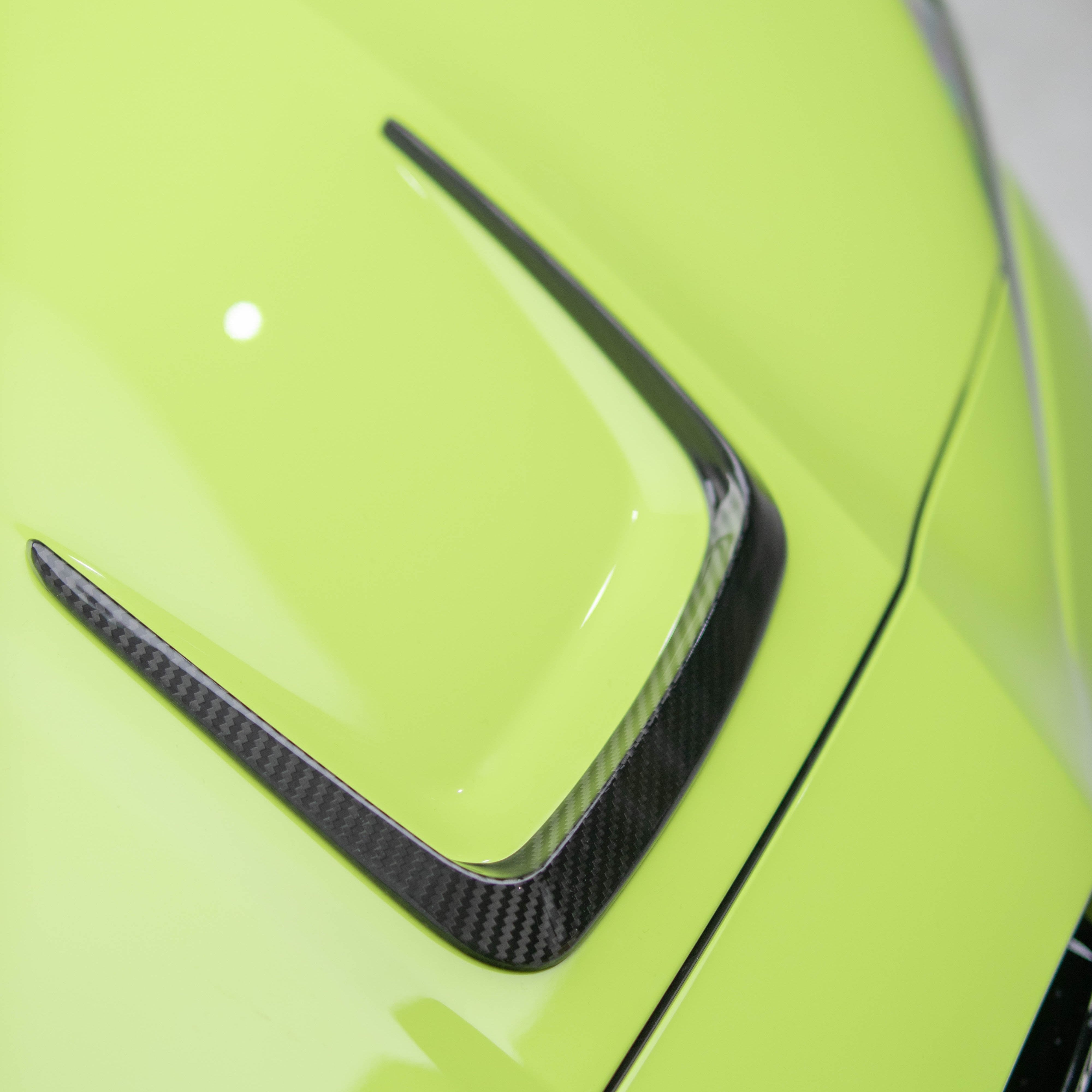 Sooqoo Pre Pregged Dry Carbon Hood Vent Trim for BMW M3 G80 G81 / M4 G82 G83 2020+