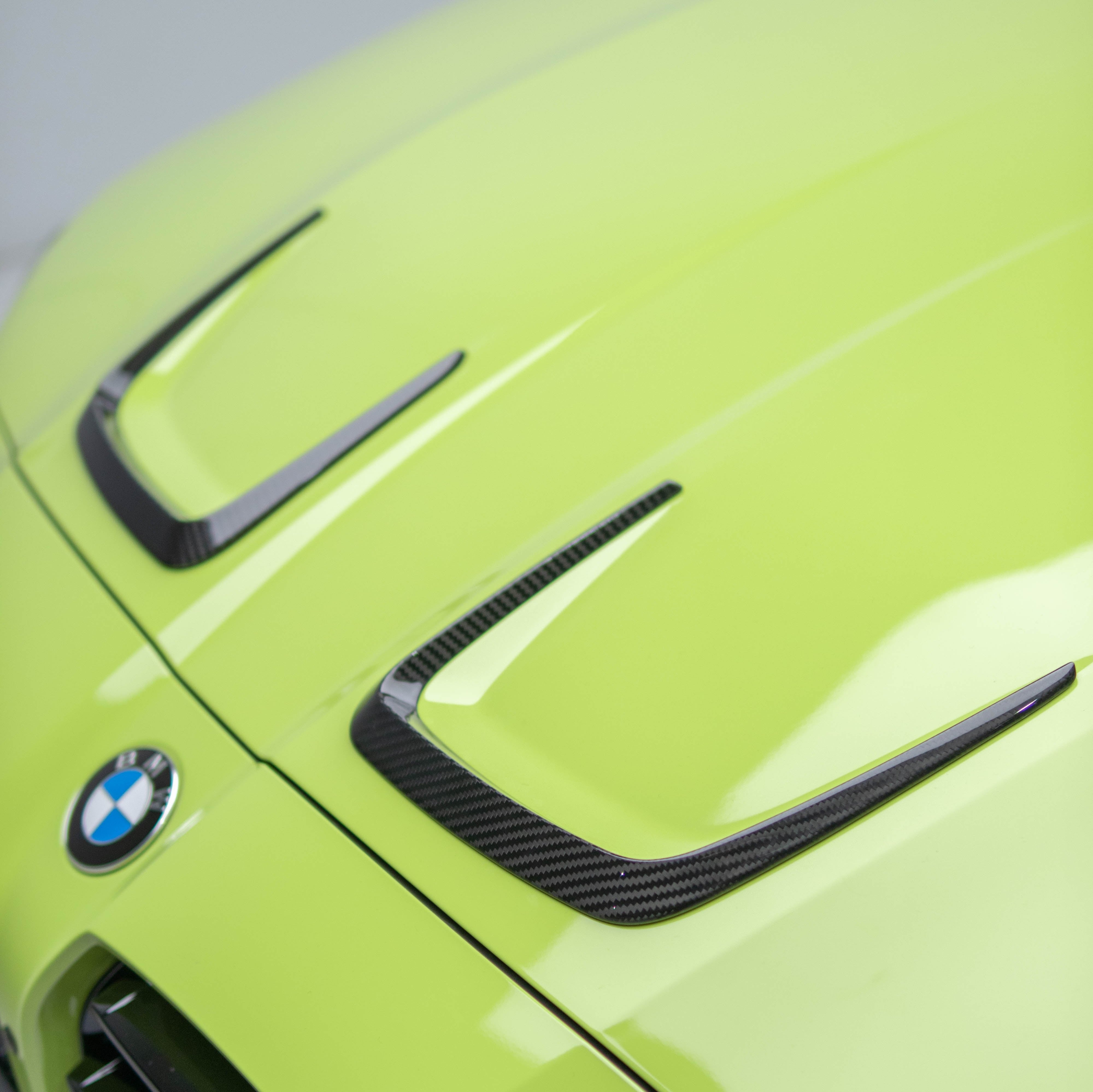 Sooqoo Pre Pregged Dry Carbon Hood Vent Trim for BMW M3 G80 G81 / M4 G82 G83 2020+