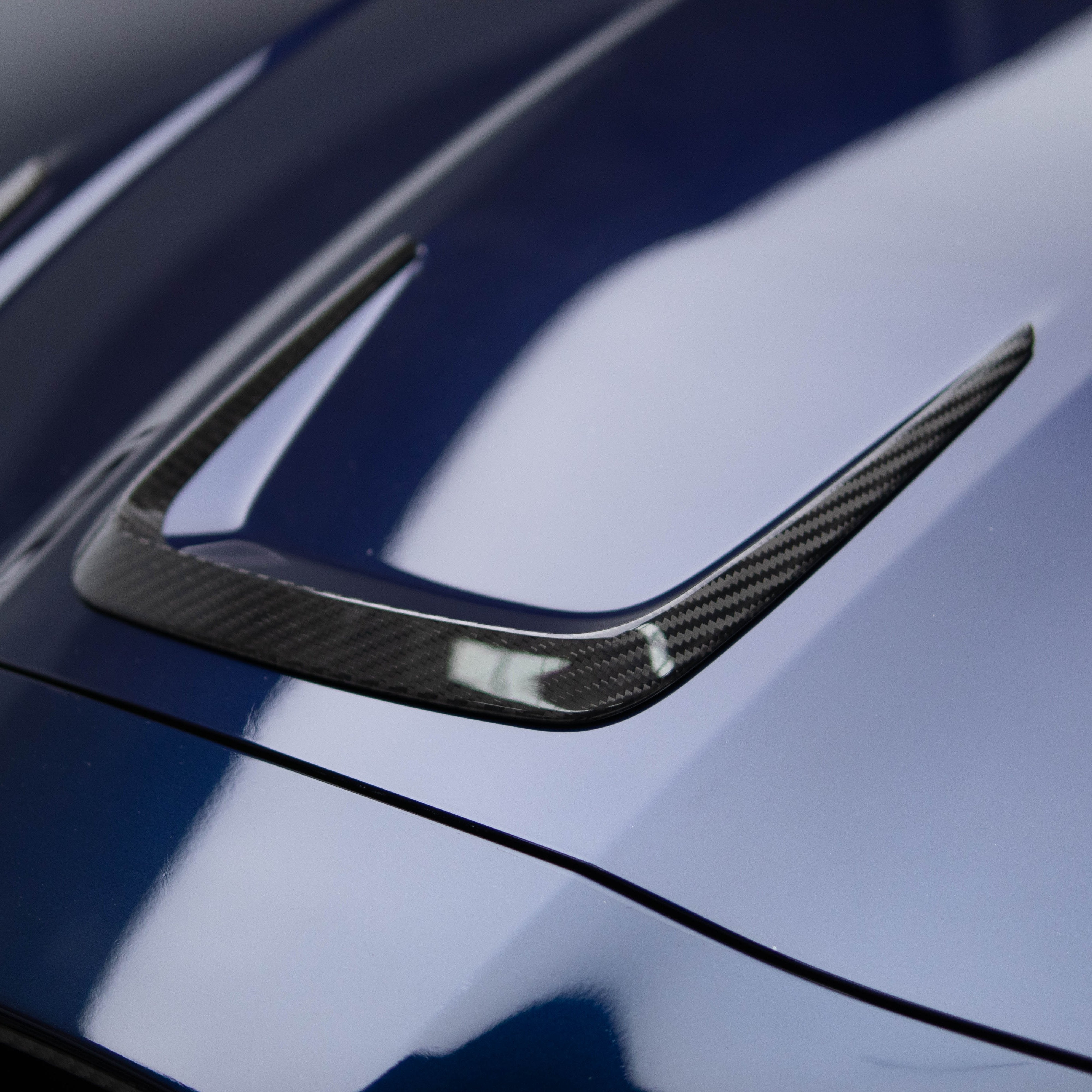 Sooqoo Pre Pregged Dry Carbon Hood Vent Trim for BMW M3 G80 G81 / M4 G82 G83 2020+