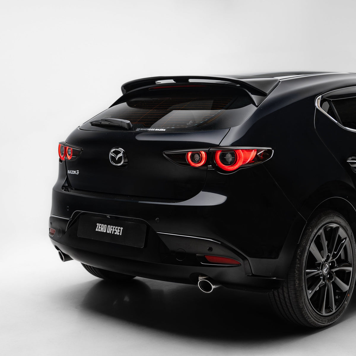 Kuroi Style Roof Spoiler for Mazda 3 BP Hatch 2019+