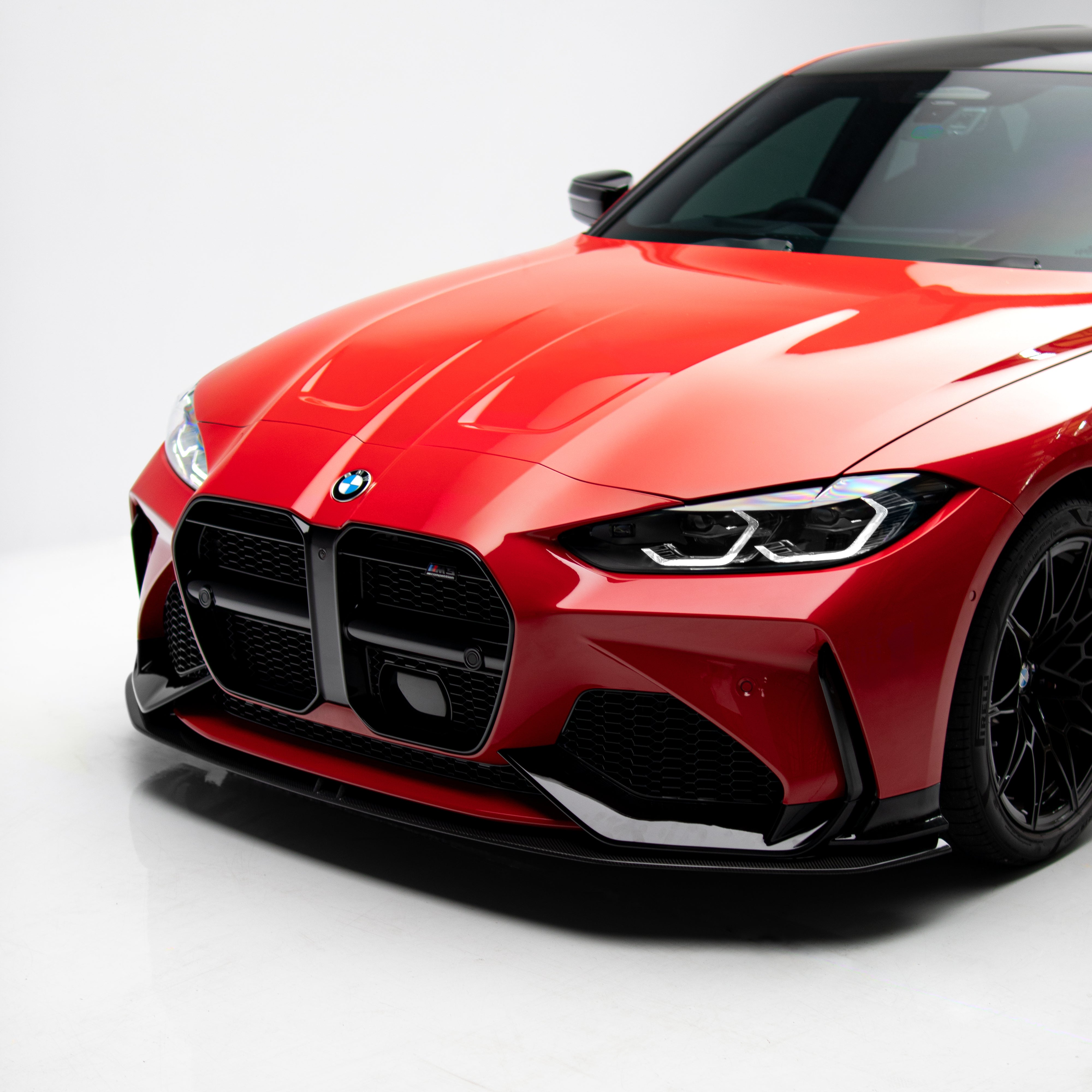 BMW G80 G81 M3 / G82 G83 M4 Dry Carbon Fiber Front Lip for Adro Front Bumper V1 2020+