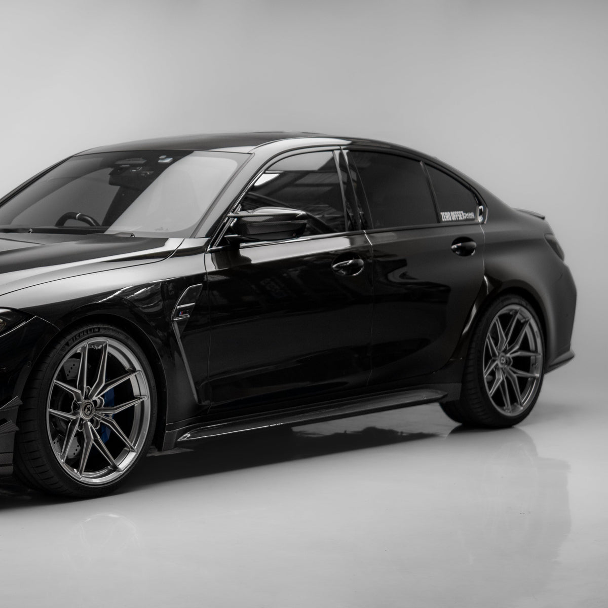 OEM Style Pre Pregged Dry Carbon Side Skirts for BMW M3 G80 G81 2020+