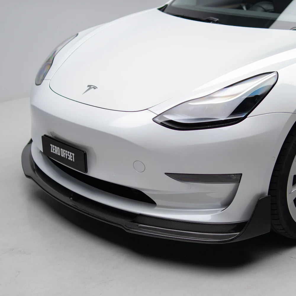 Vorsteiner Style Front Lip (Carbon Fibre) for Tesla Model 3 19+