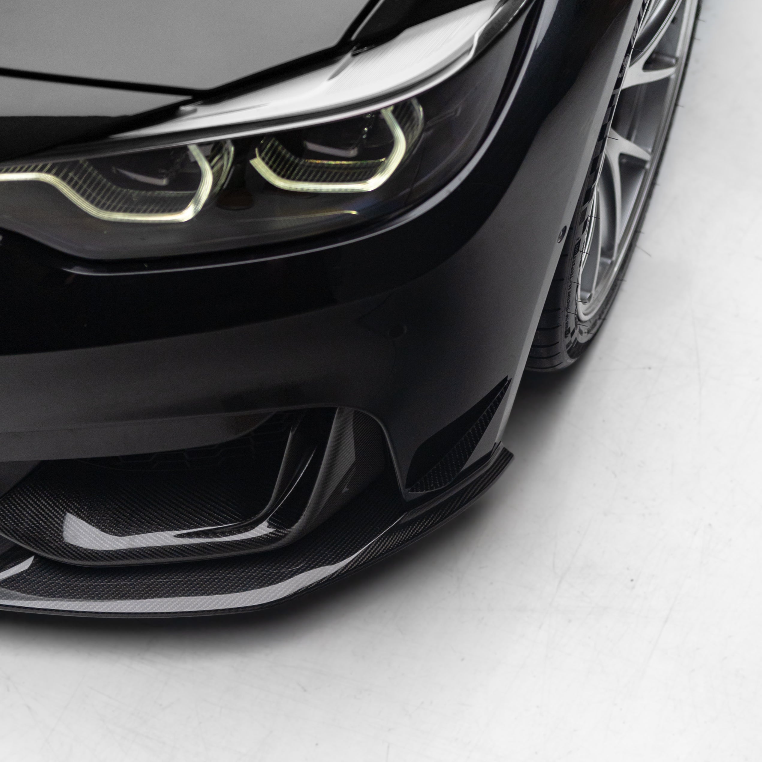 ADRO BMW M3 F80 & M4 F82 Carbon Fiber Front Bumper Canards 2013-2020